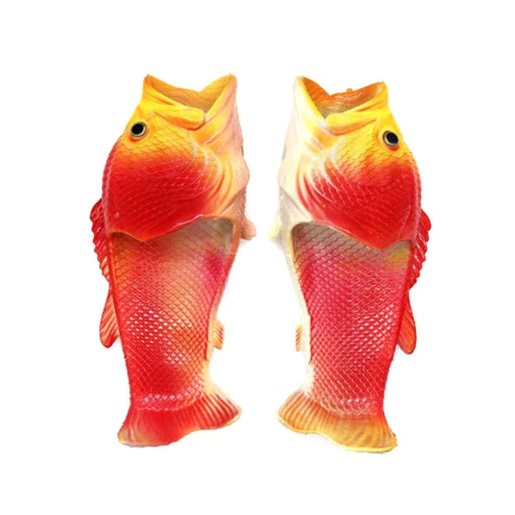 Fish-Shaped PVC Slippers - product view 1