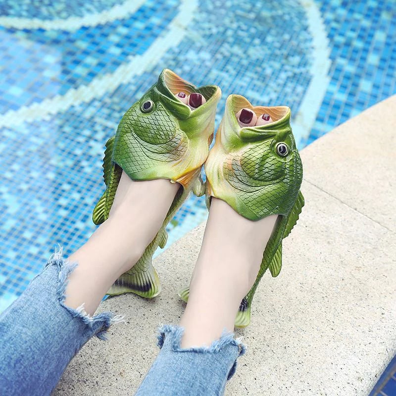 Fish-Shaped PVC Slippers - product view 12
