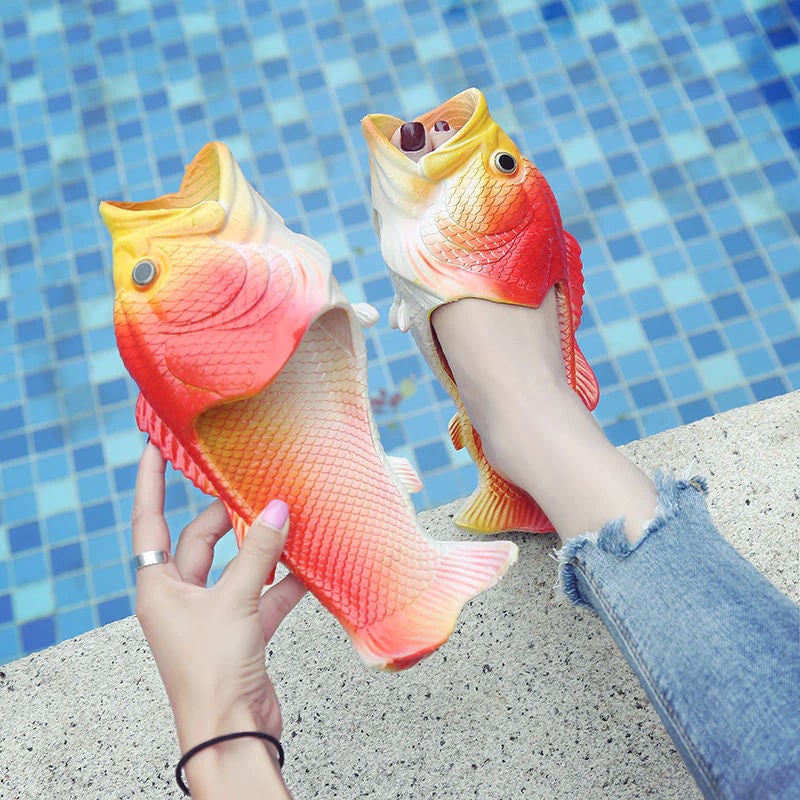 Fish-Shaped PVC Slippers - product view 13
