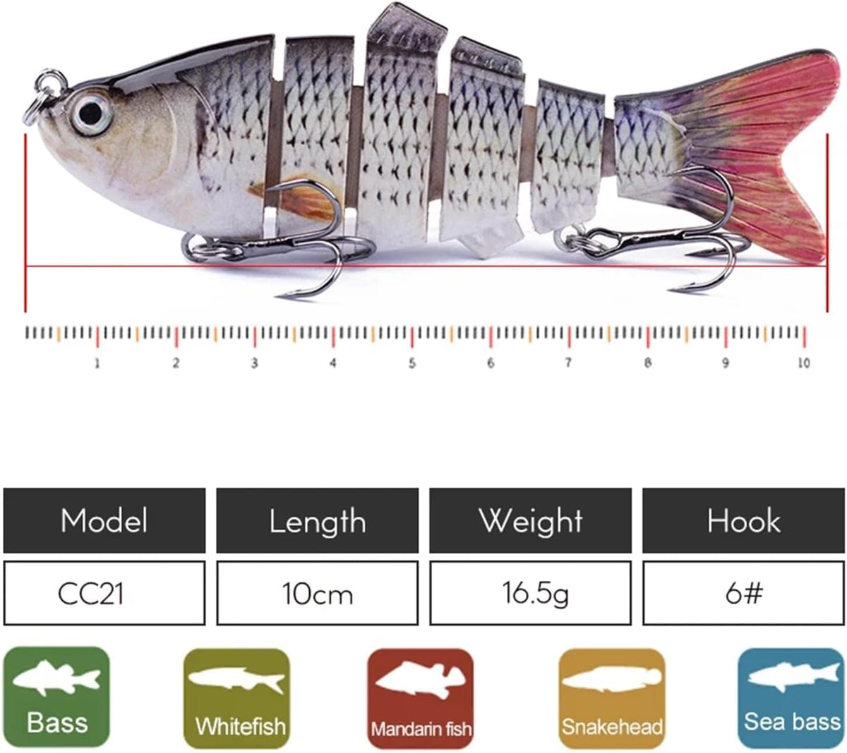 USB-Rechargeable Swimming Fishing Lure - product view 6