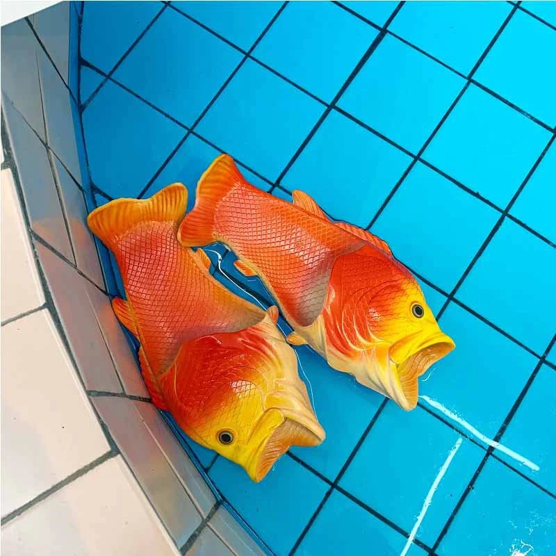 Fish-Shaped PVC Slippers - product view 9