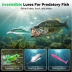 Multi-Piece Predator Fishing Lure Kit - product view 6