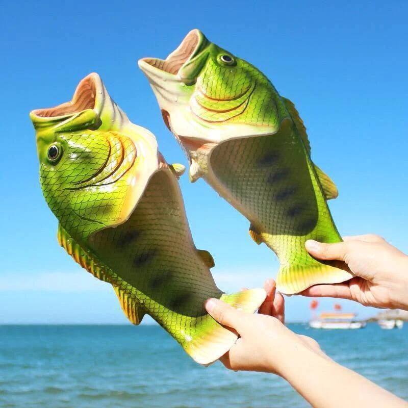 Fish-Shaped PVC Slippers - product view 14