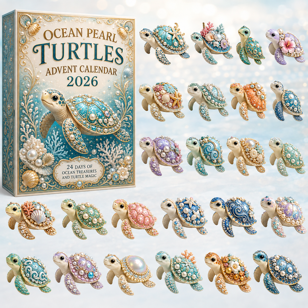 Hearthlight Ocean Turtles advent calendar, gallery image 1