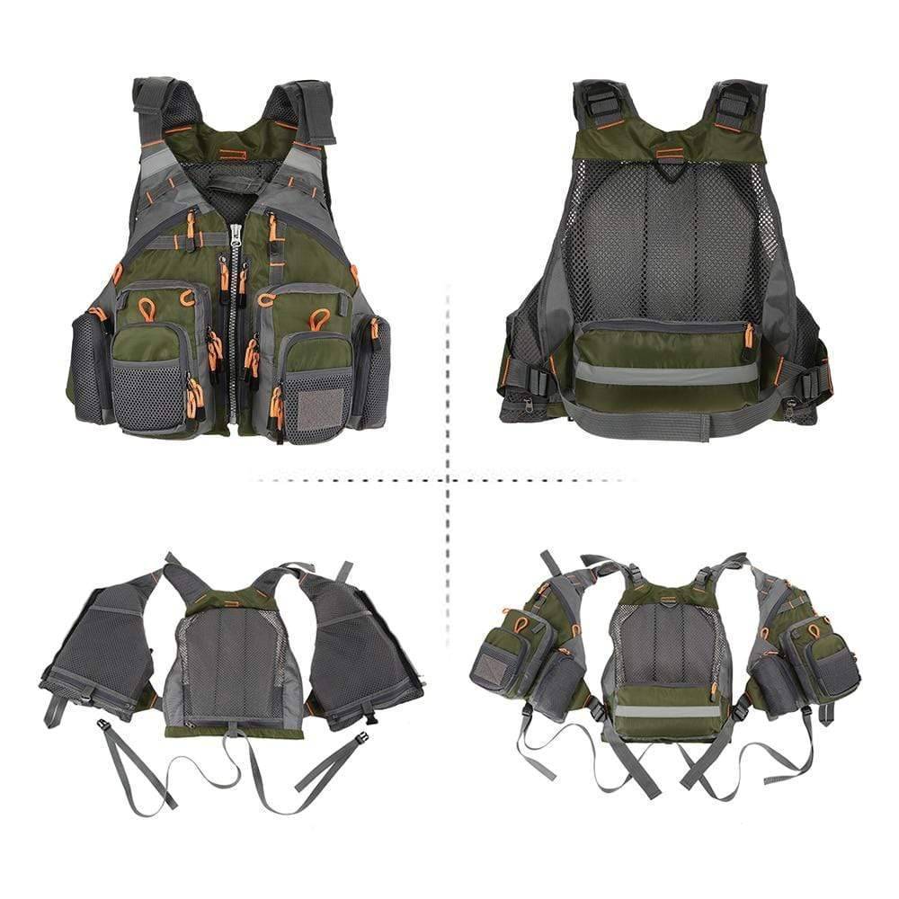 Adjustable Multi-Pocket Fishing Vest - product view 1