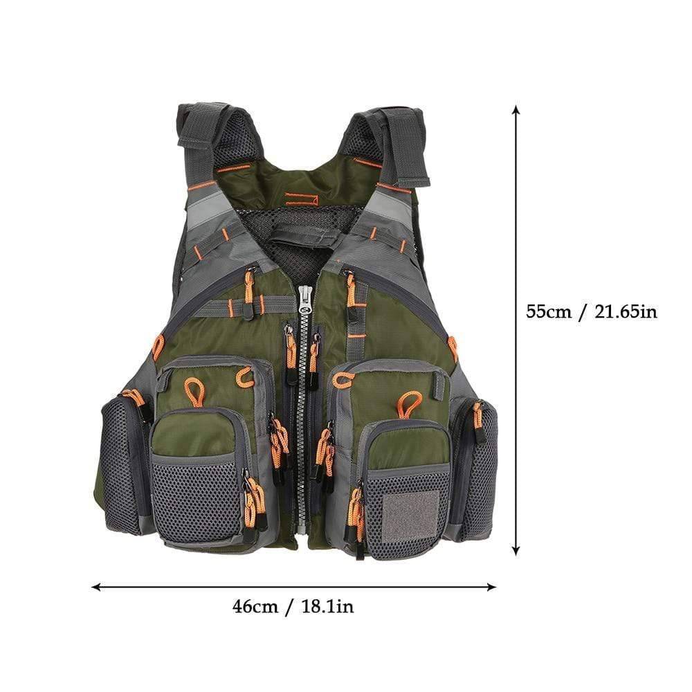 Adjustable Multi-Pocket Fishing Vest - product view 2