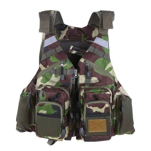 Adjustable Multi-Pocket Fishing Vest - product view 12