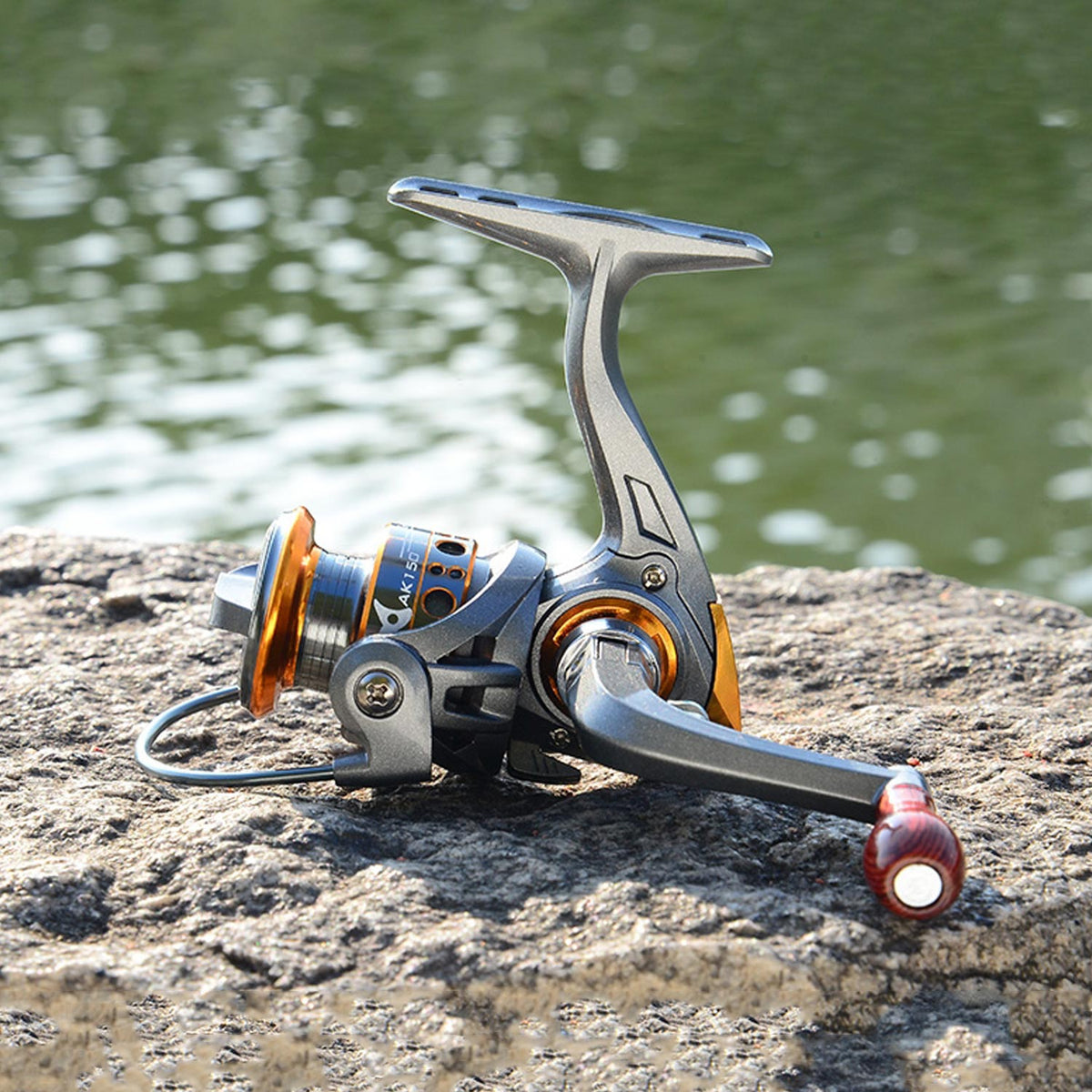 Compact Fishing Reel with Alloy Spool - product view 11