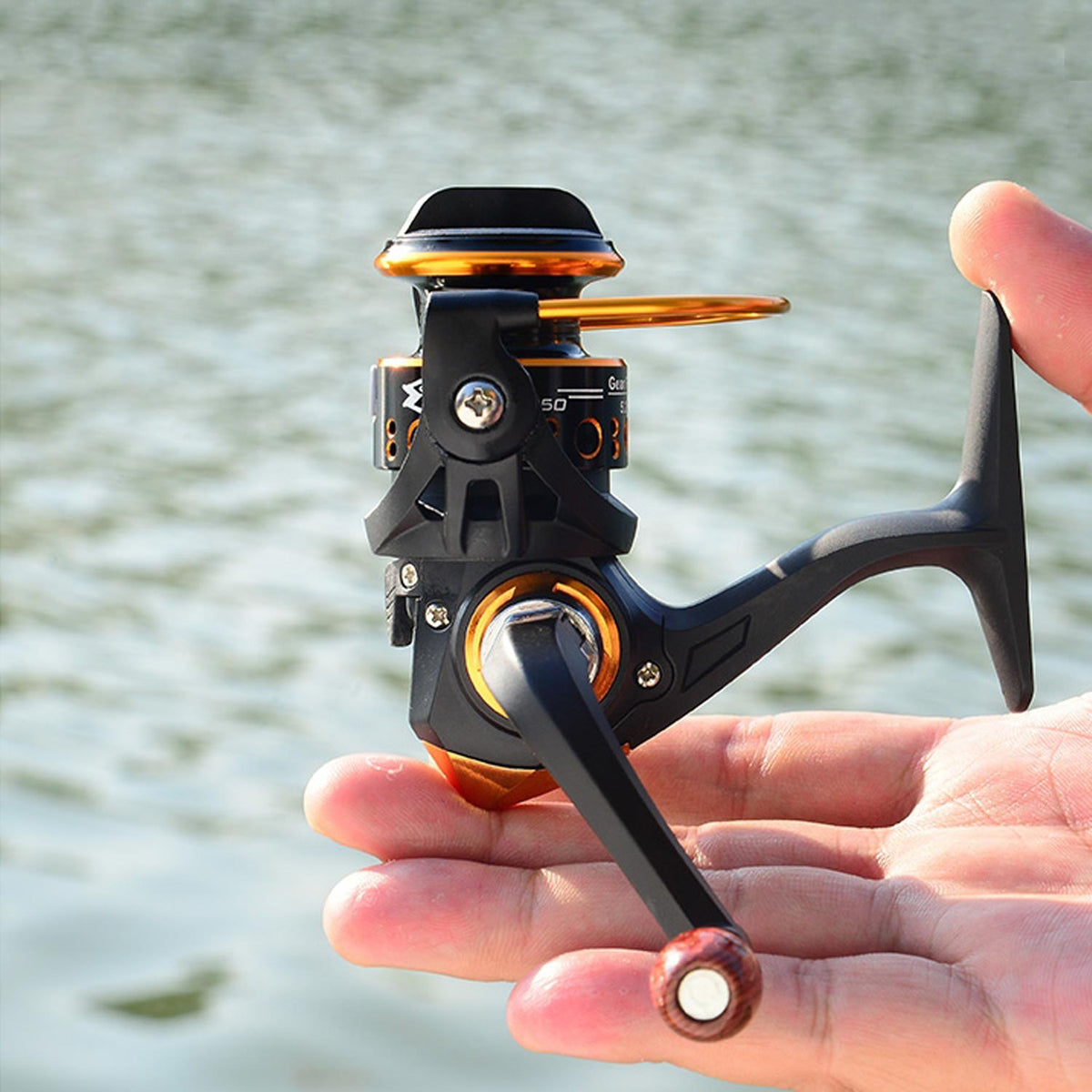 Compact Fishing Reel with Alloy Spool - product view 17