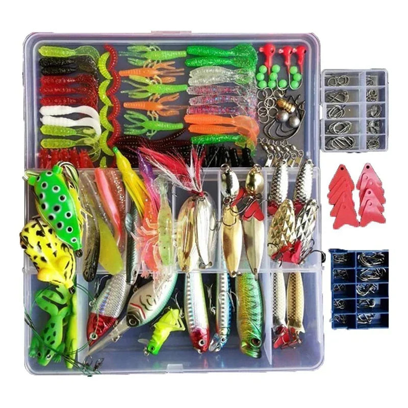 Mixed Fishing Lure Kit with Tackle Box - product view 6