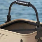 Folding EVA Fishing Bucket with Strainer - product view 2