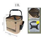 Folding EVA Fishing Bucket with Strainer - product view 5