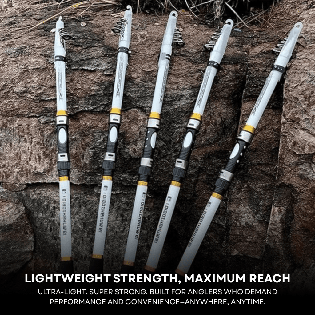 Compact Telescopic Carbon Fiber Fishing Rod - product view 1