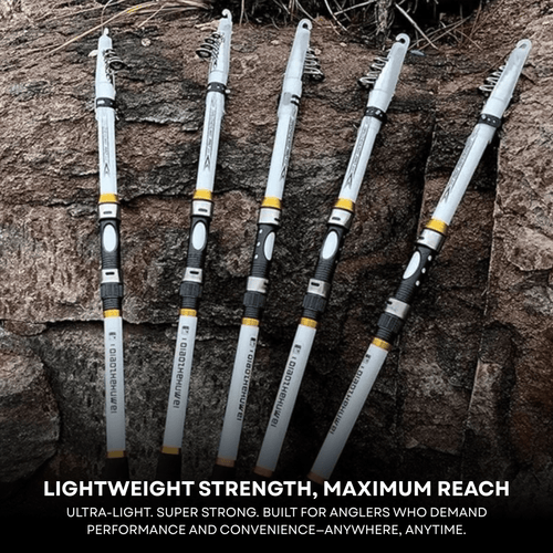 Compact Telescopic Carbon Fiber Fishing Rod - product view 1