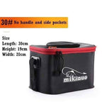Portable EVA Fishing Bucket with Gear Pockets - product view 1