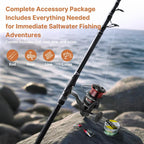 Long-Reach Telescopic Carbon Spinning Rod - product view 12