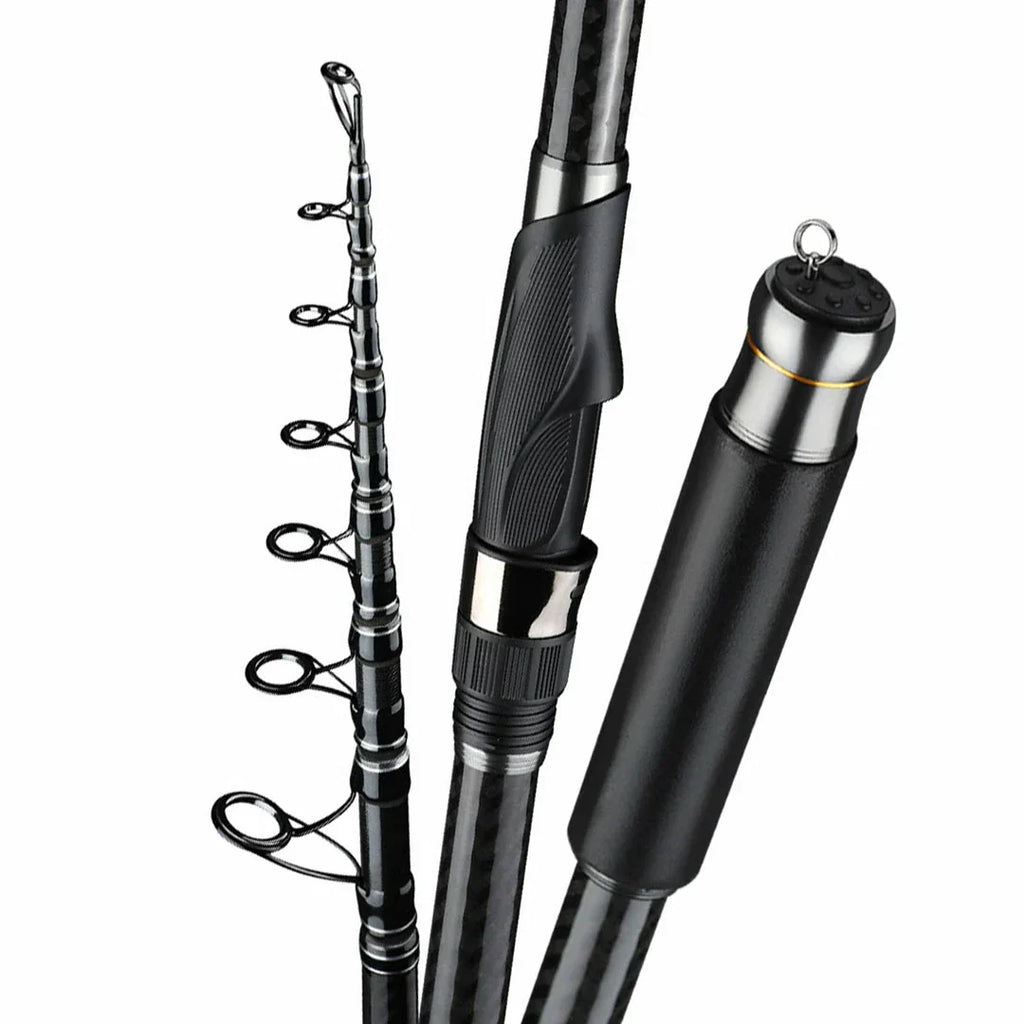 Long-Reach Telescopic Carbon Spinning Rod - product view 15