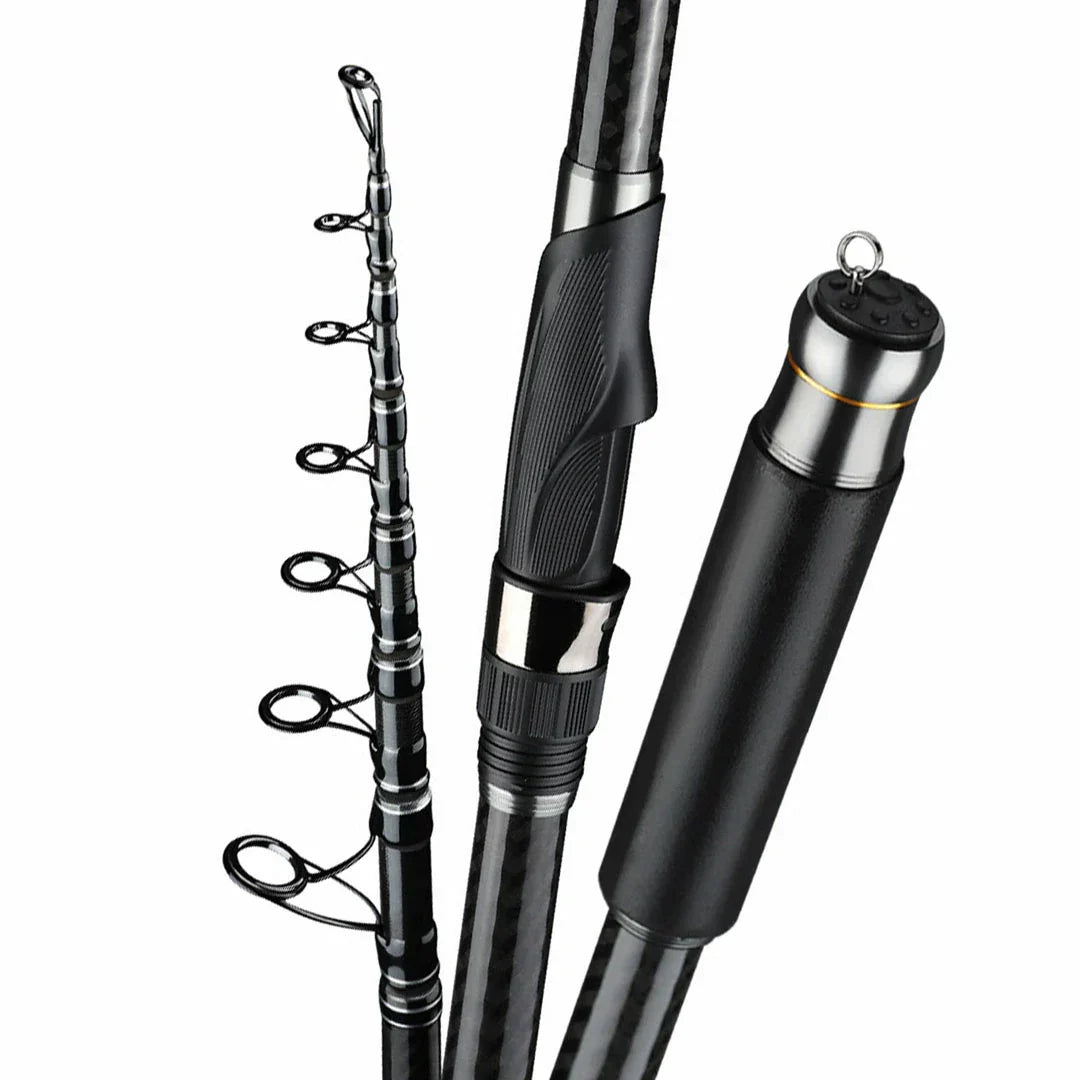 Long-Reach Telescopic Carbon Spinning Rod - product view 15