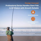 Long-Reach Telescopic Carbon Spinning Rod - product view 4