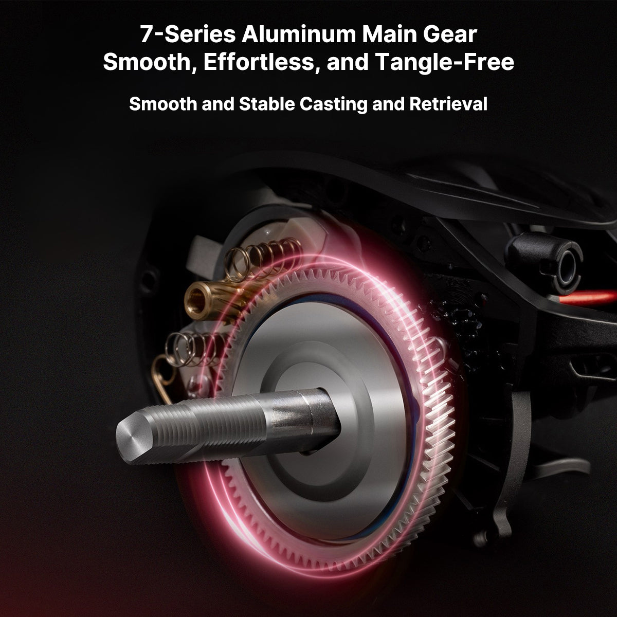 149g Baitcasting Reel with Magnetic Brakes - product view 3