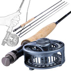Four-Piece Fly Fishing Rod and Reel Set - product view 2