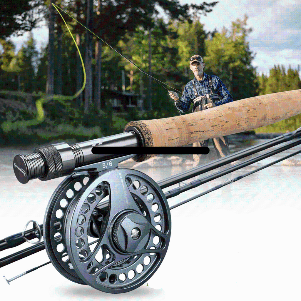 Four-Piece Fly Fishing Rod and Reel Set - product view 3
