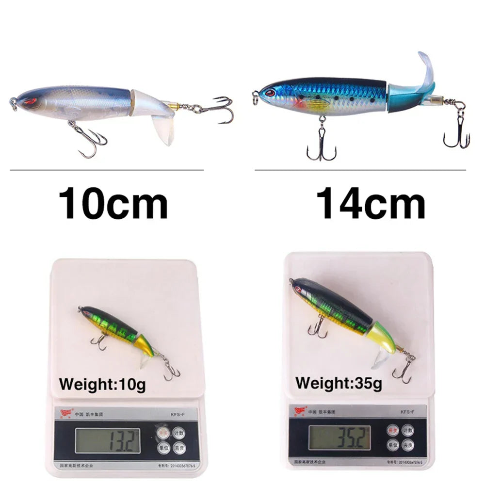 Rotating-Tail Topwater Fishing Lure - product view 3